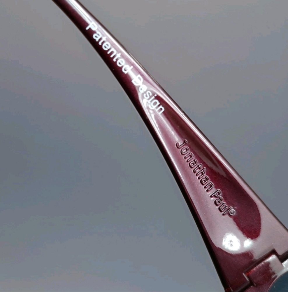 Jonathan Paul Fitover Sunglasses Burgundy Side Windows Polarized Pre Loved EUC - Picture 5 of 10